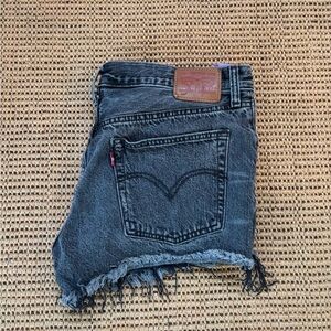 Levi's Black Jean Shorts